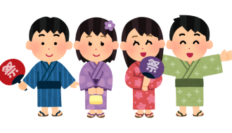 yukata kids group